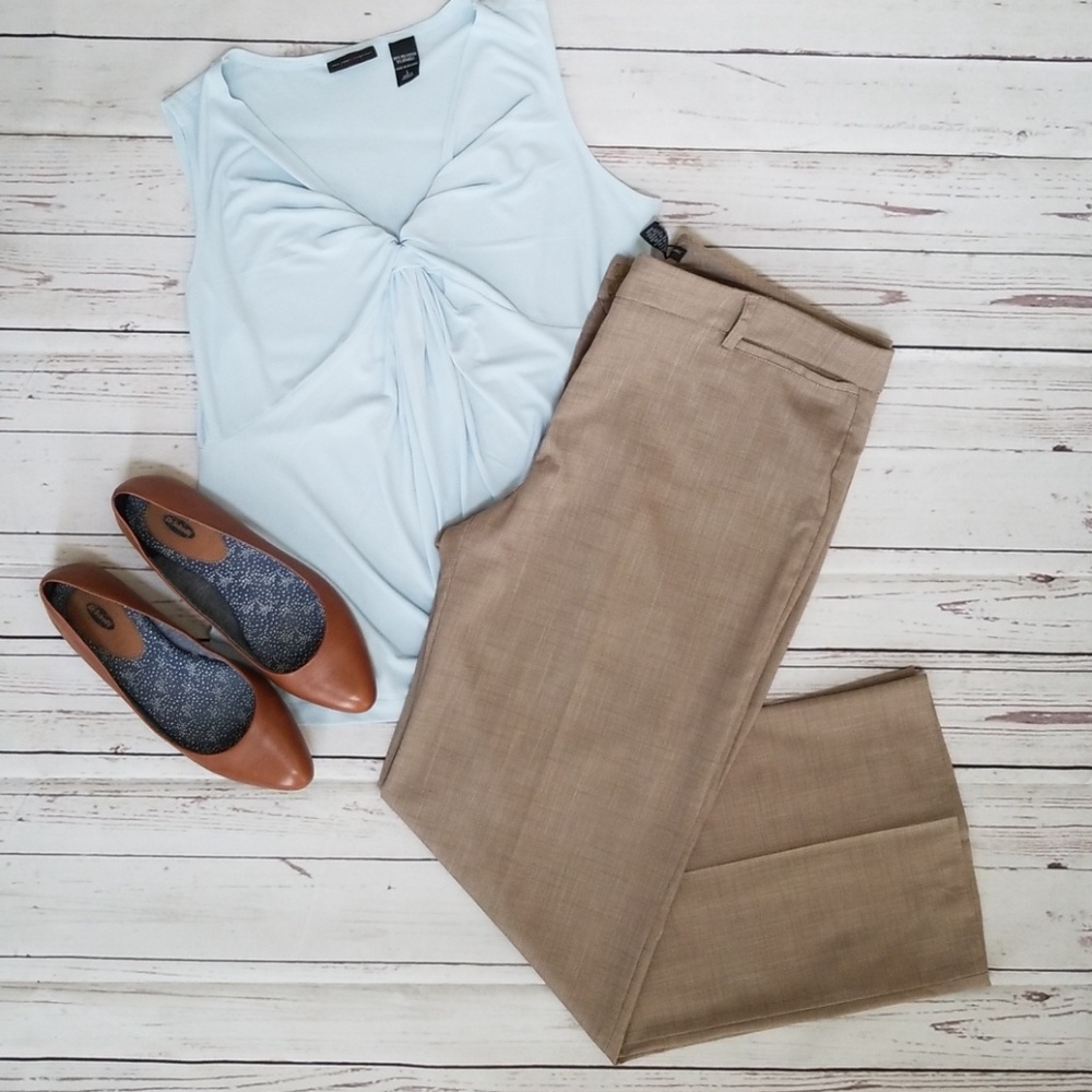 Stretch Straight Leg Pants